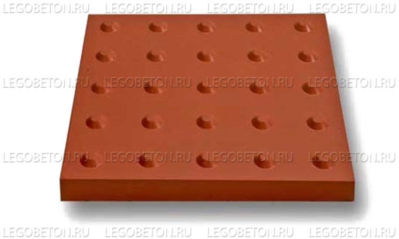 тротуарная плитка "сфера", тактильная тротуарная плитка