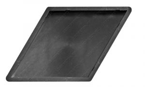 форма для тротуарной плитки ромб гладкая 10/2