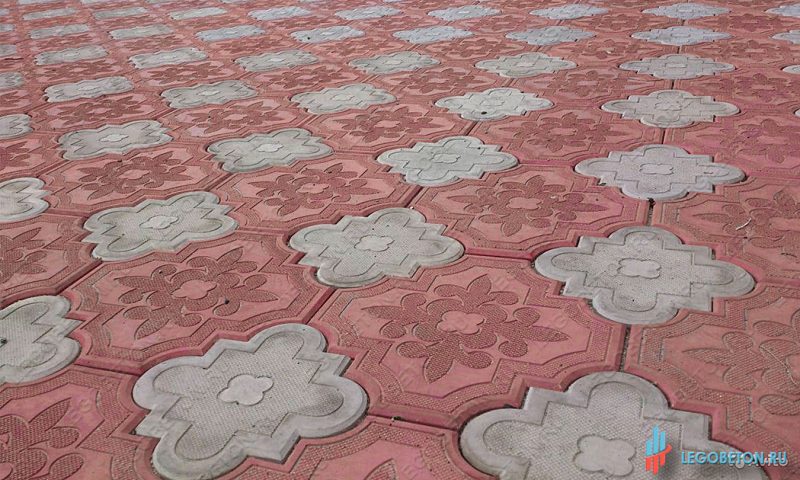 форма для плитки краковский клевер комплект (большой и малый)