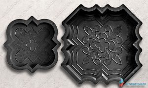 купить форма краковский клевер комплект для изготовления тротуарной плитки