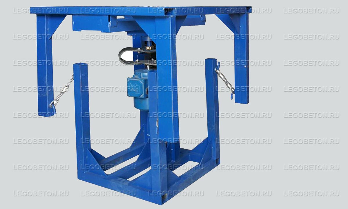 Вибростол горизонтальной вибрации для тротуарной плитки