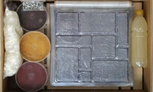 каменных дел мастер, КДМ-1, набор для изготовления тротуарной плитки своими руками, тротуарная плитка своими руками, как самому сделать тротуарную плитку, садовая дорожка, тротуарная плитка без вибростола, фиброармированная тротуарная плитка