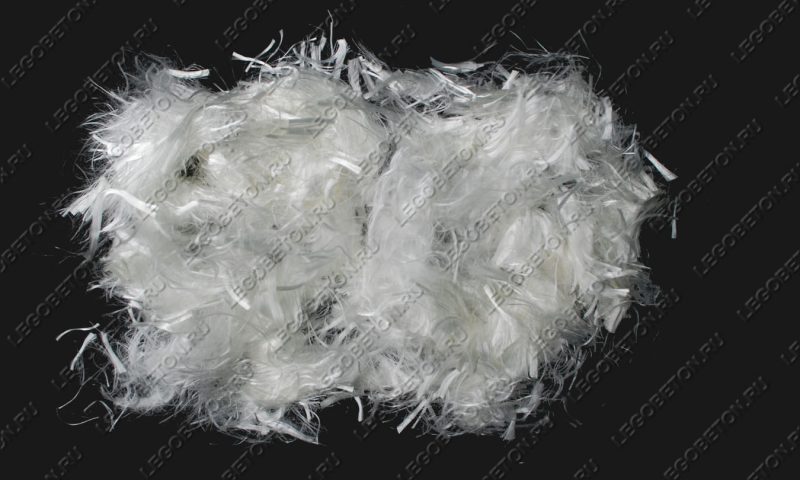 полиакрилнитрильная фибра полиакрилнитрильная фибра, полимерная фибра, лучшая фибра для стяжки ПАН