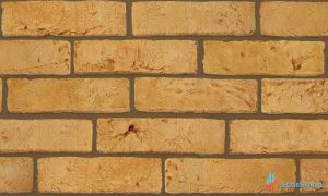 плитка под кирпич "Заводской" с кислотной окраской с темной расшивкой