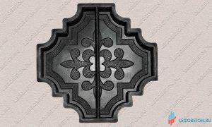 2.071. Форма "Клевер Краковский (половинка, большой)" [1/3ПБ]