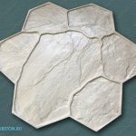 штамп (форма) рваный камень (В) для печатного бетона купить в Москве