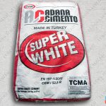 цемент белый ADANA CEM I 52,5R (М600) турция купить в москве