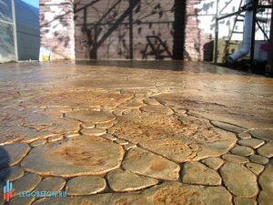 Печатный бетон садовый камень-3