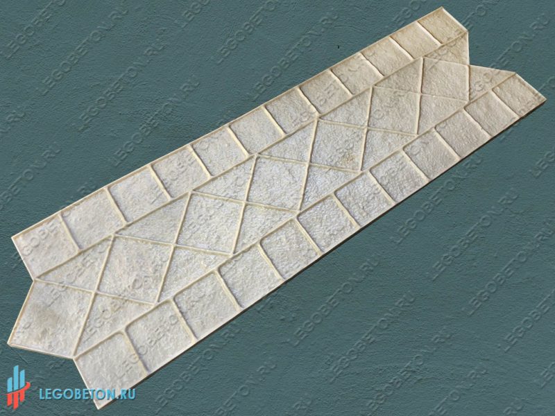 штамп для печатного бетона бордюр венецианский алмаз штамп для печатного бетона бордюр венецианский алмаз купить в Москве