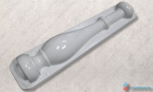 форма для изготовления балясины-5 материал УПП(3 мм) купить в москве