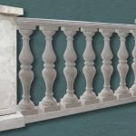 комплект пластиковых форм балюстрады с балясиной-6 купить в Москве