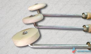 комплект полиуретановых роликов для коррекции швов печатного бетона. Купить в Москве