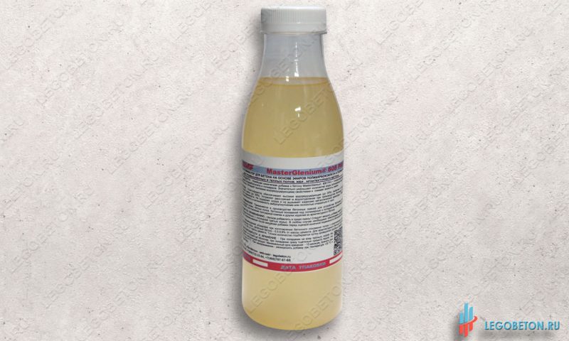 гиперпластификатор для ЖБИ и упрочненных полов MasterGlenium 808 (0.5л) купить в Москве