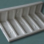 резиновая форма для плитки под кирпич Заводской литой угол купить в москве