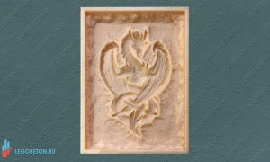 полиуретановая форма для панно Восточный дракон-2 купить в Москве